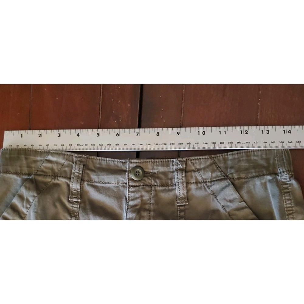 SO Womens Medium Cargo Pants Black Many Pocket Front Zip Washable Cotton Blend - Picture 7 of 8
